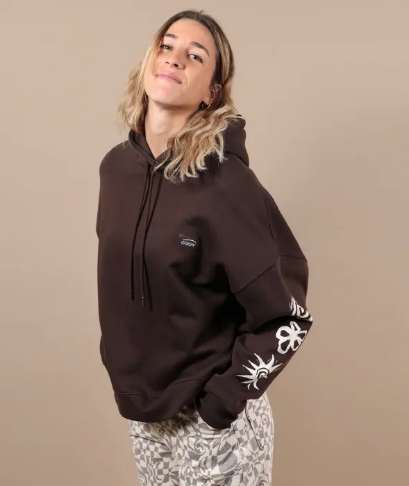Sudadera Oxbow Brodyflo Marrón