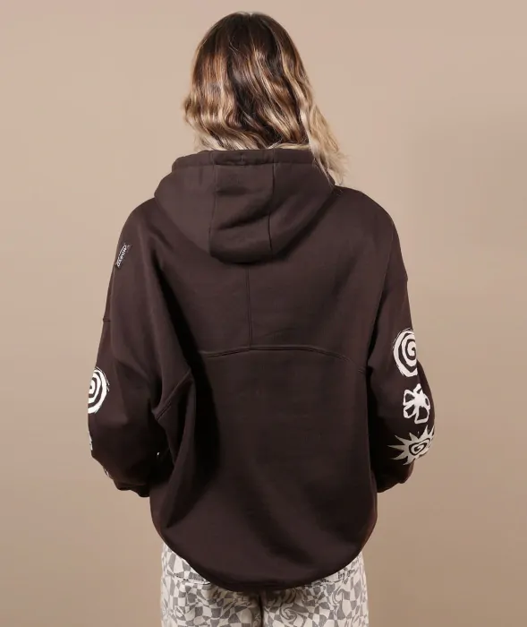 Sudadera Oxbow Brodyflo Marrón - Imagen 5