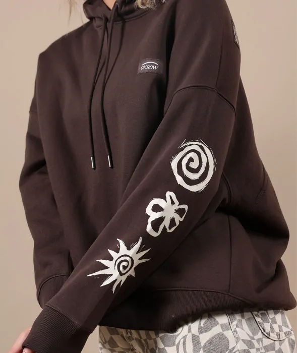 Sudadera Oxbow Brodyflo Marrón - Imagen 3