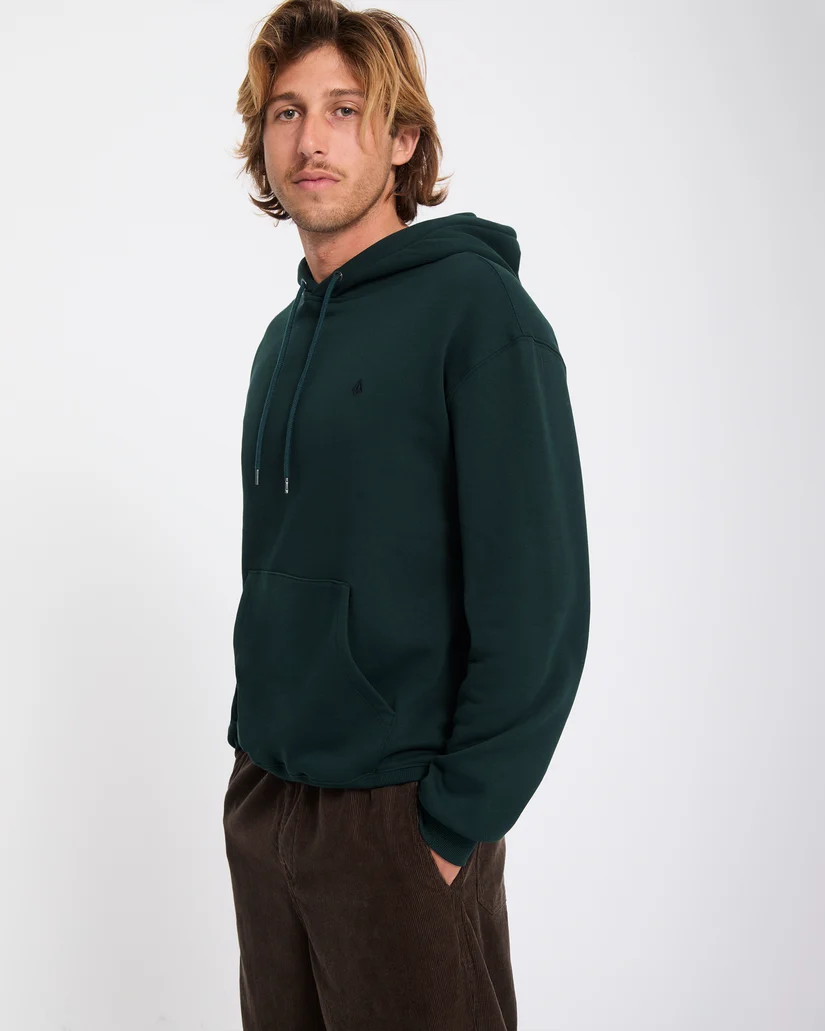 Sudadera Volcom con capucha Single Stone Verde - Imagen 5