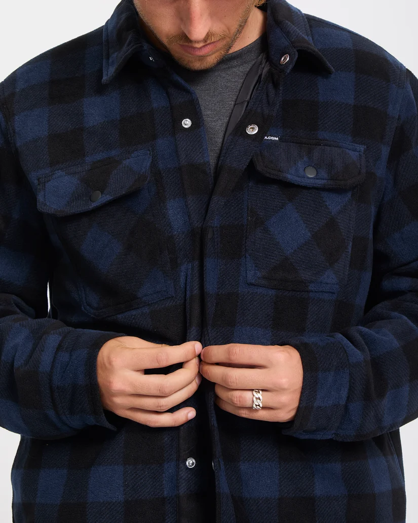 Sobrecamisa Volcom Bowered II Azul Marino - Imagen 9