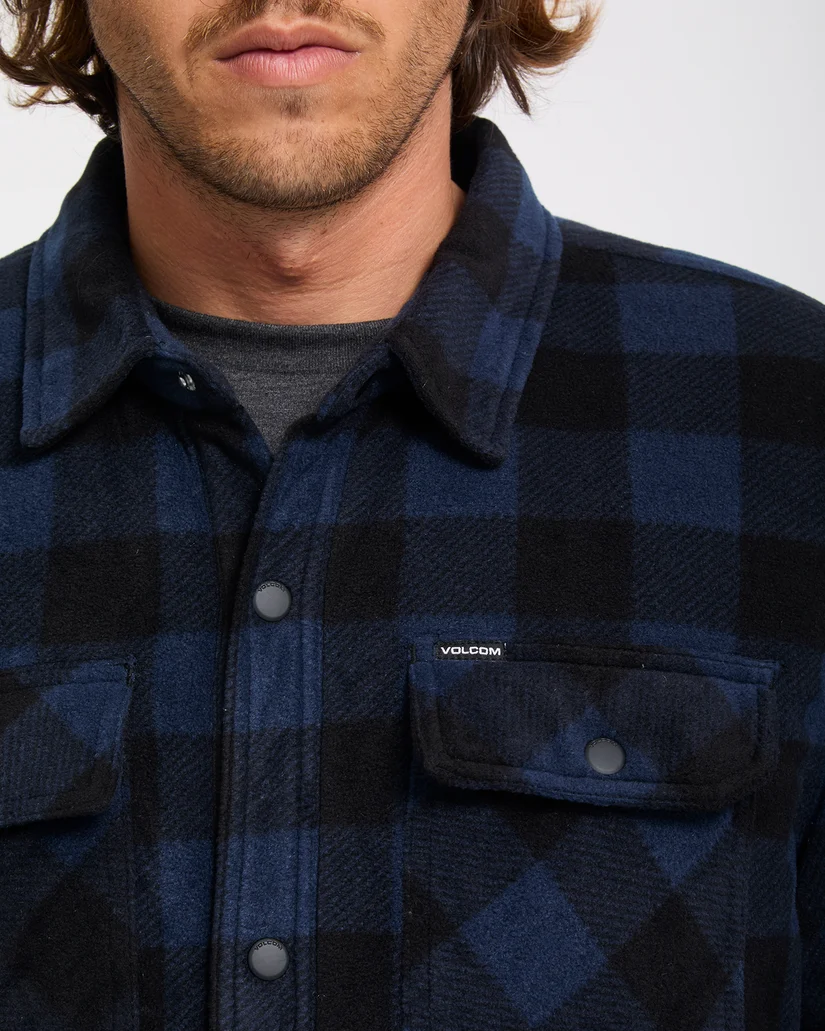 Sobrecamisa Volcom Bowered II Azul Marino - Imagen 5