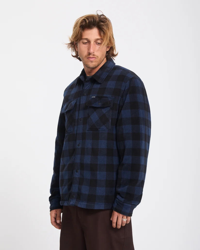 Sobrecamisa Volcom Bowered II Azul Marino - Imagen 6