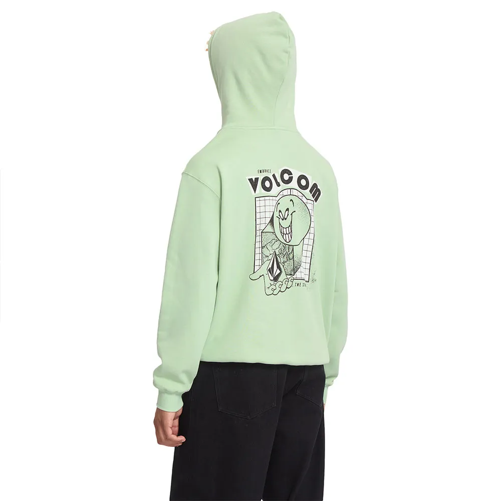 Sudadera Volcom con capucha Watanite Verde - Imagen 3