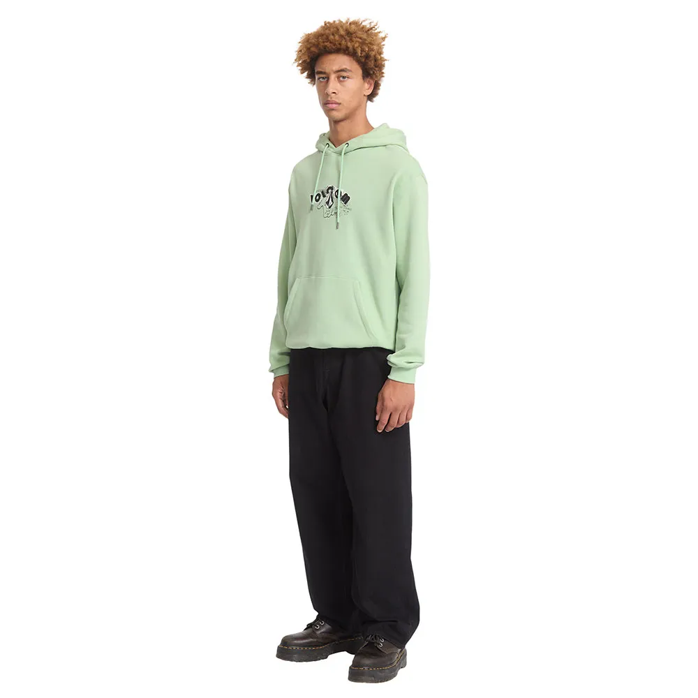 Sudadera Volcom con capucha Watanite Verde - Imagen 5