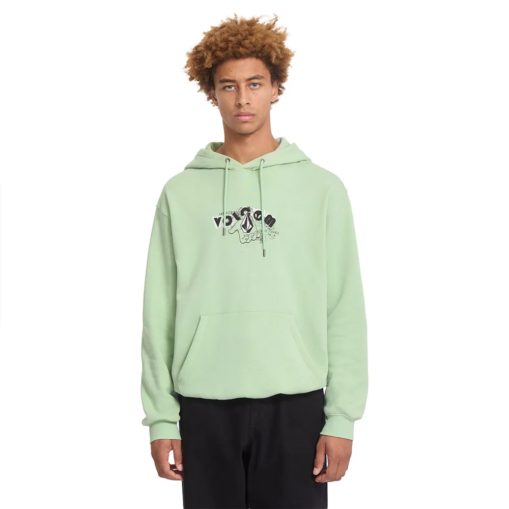 Sudadera Volcom con capucha Watanite Verde - Imagen 2